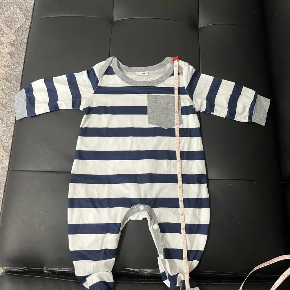 NWT Set of 2, 1-3 month, baby sleepers. Baby boy. - Picture 5 of 5